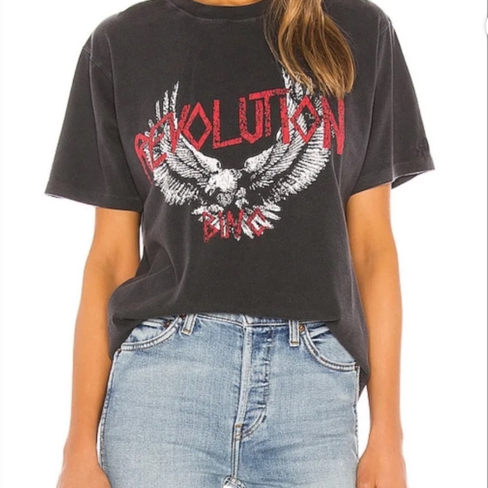 Anine Bing "Revolution" Oversized tee